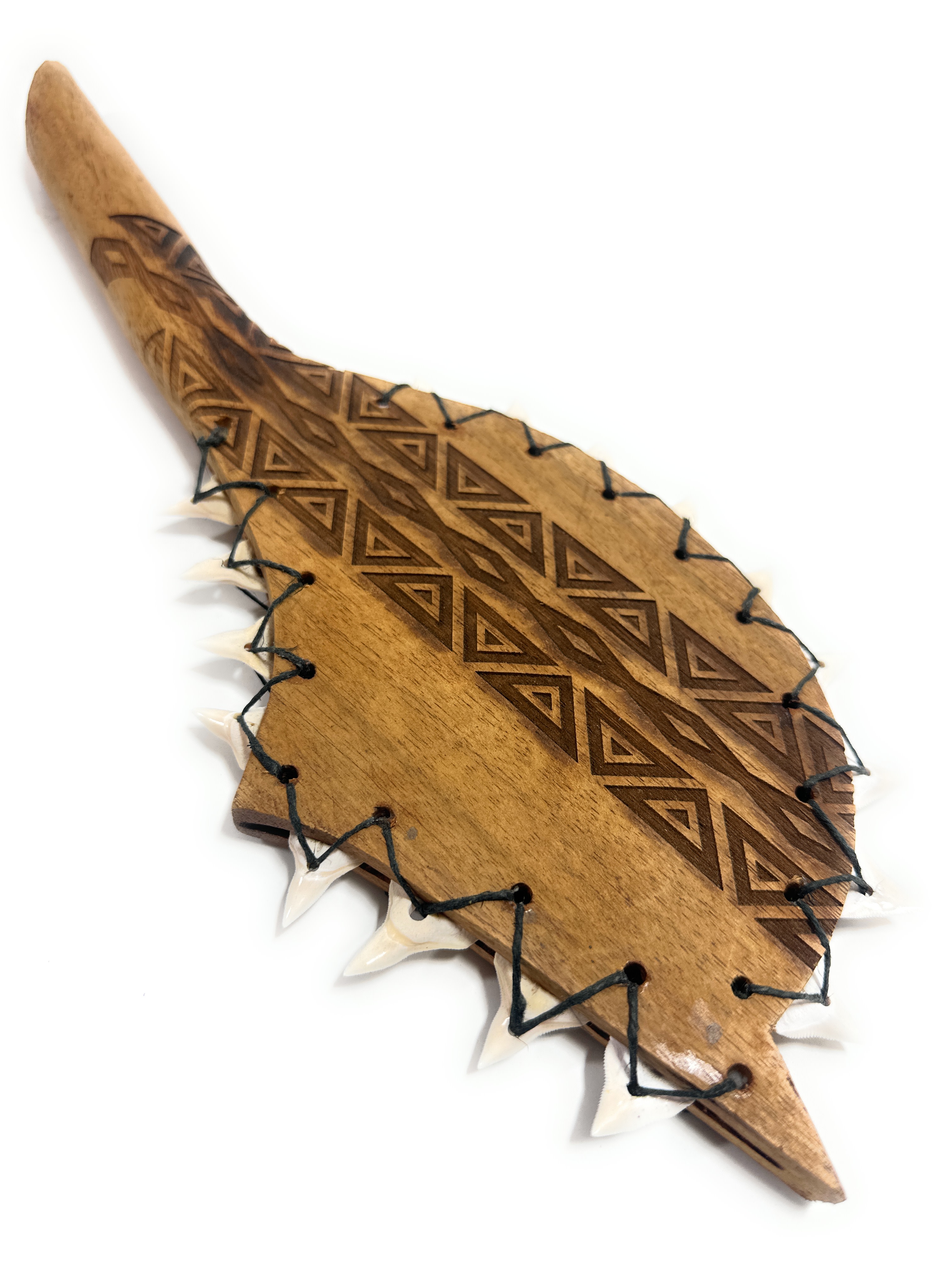 Unique Artifact Club 16 inch with Tribal Etching | #bla606540st3 Unique Artifact Club 16 inch with Tribal Etching | #bla606540st3